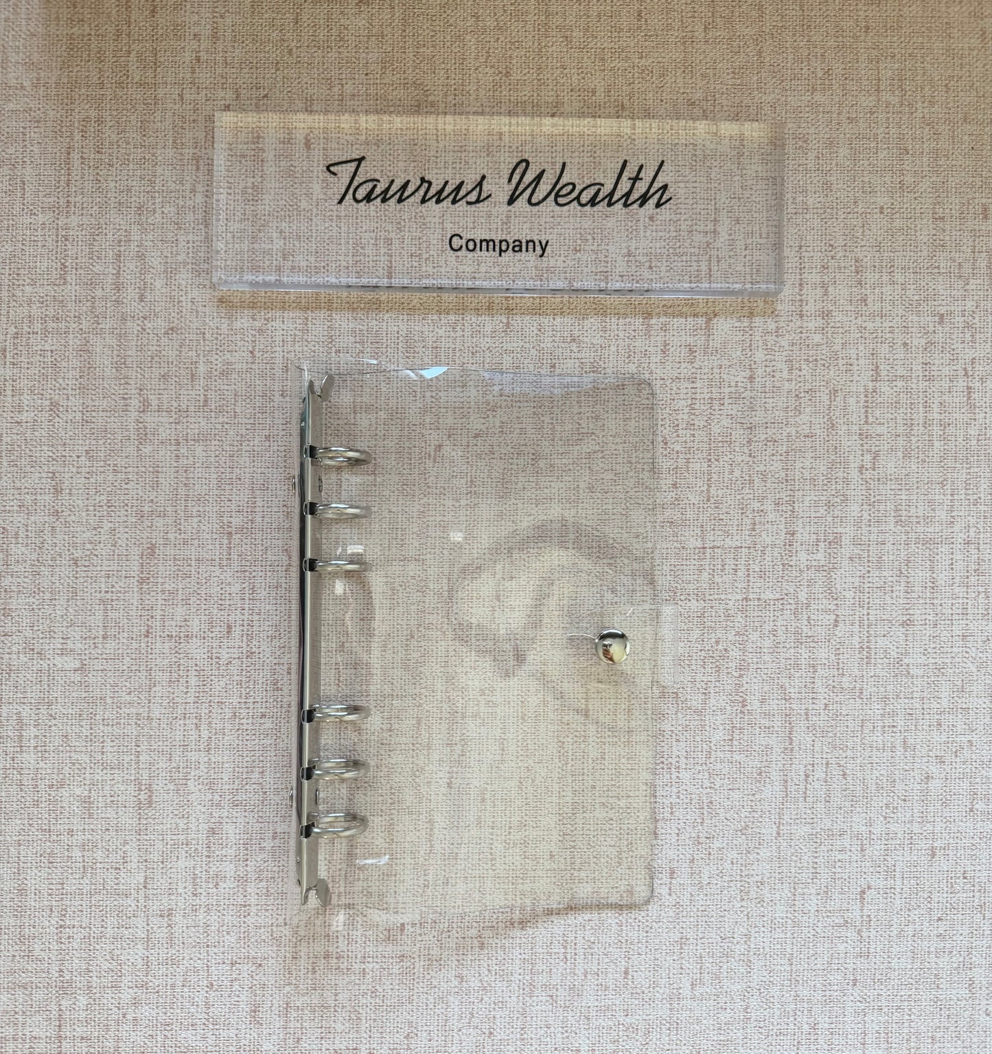 A6 Plastic transparent Binder