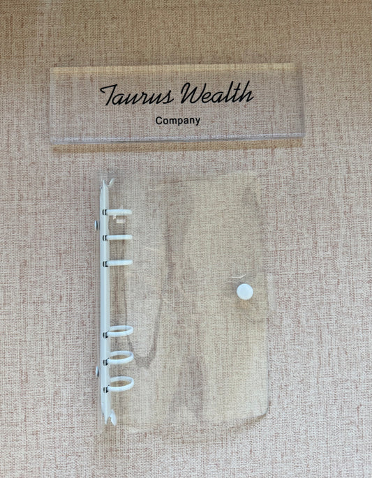 A6 Plastic transparent Binder
