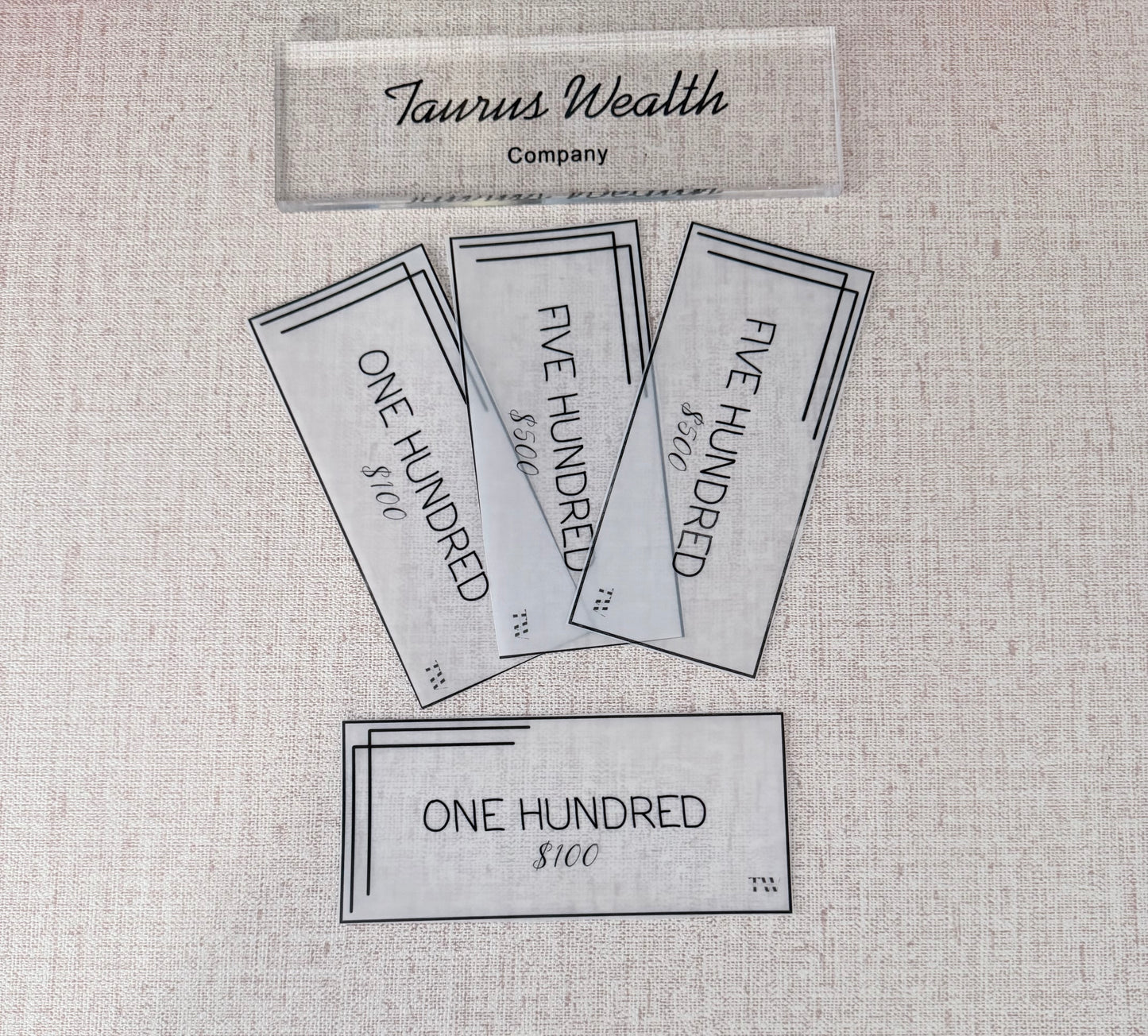 Vellum Cash Placement Inserts
