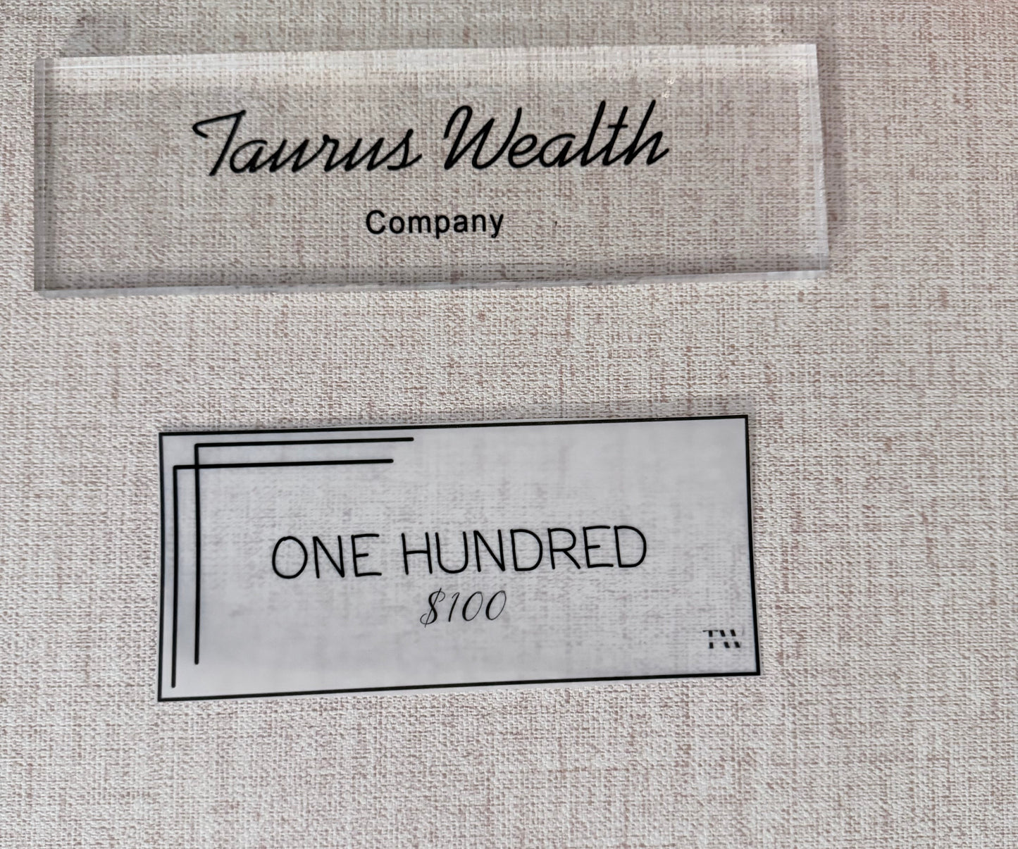 Vellum Cash Placement Inserts