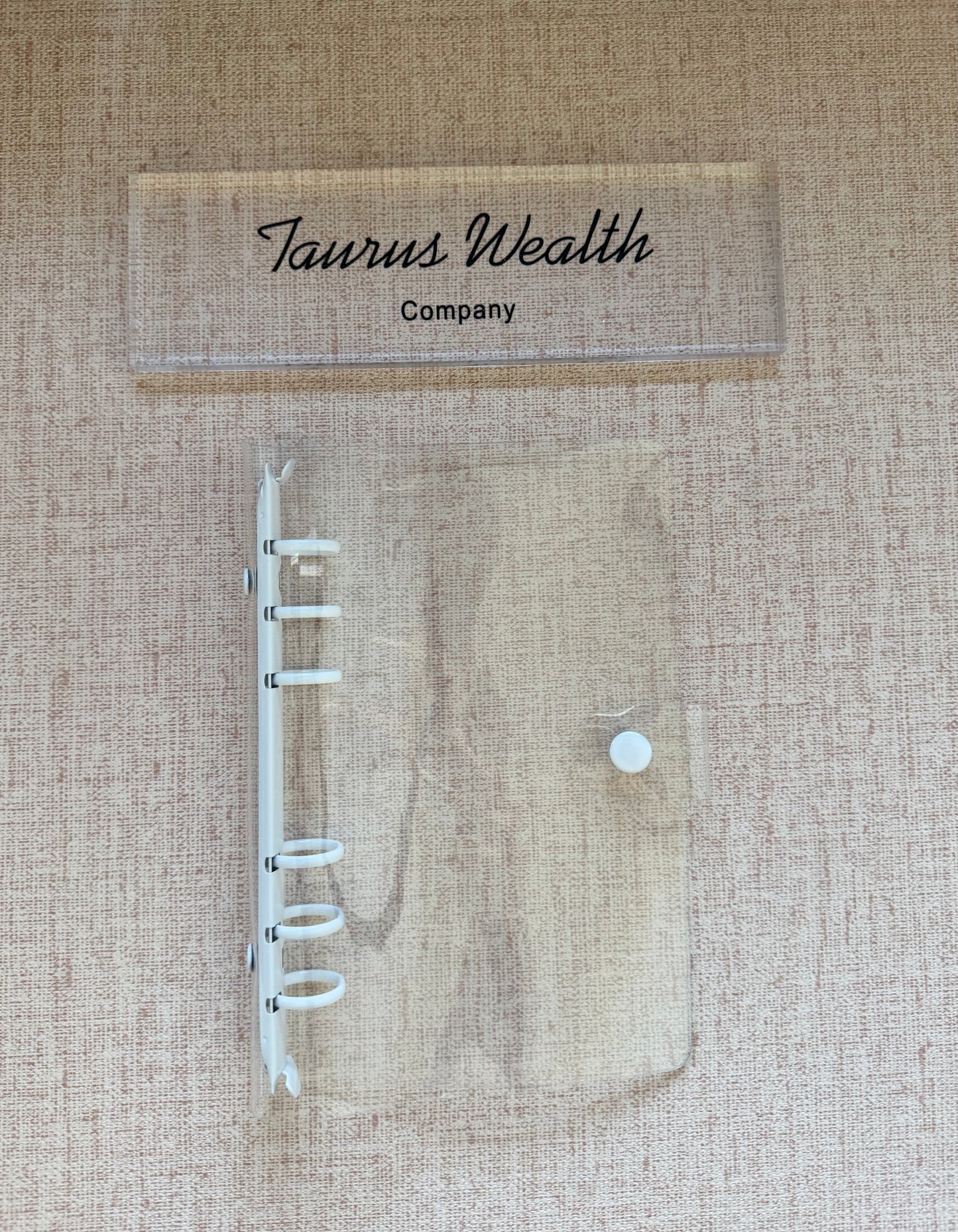 A6 Plastic transparent Binder