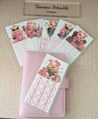 Diva Pig A6 Savings Challenge 6 pack
