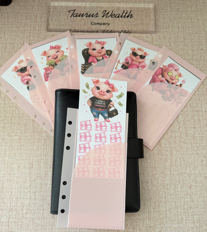 Diva Pig A6 Savings Challenge 6 pack